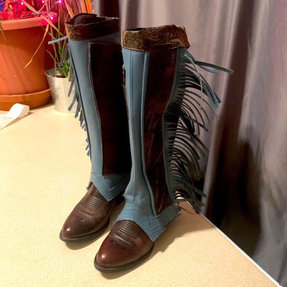 Ariat heritage boots custom half chaps